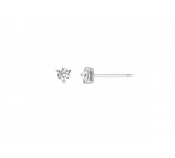 Boucles d'oreilles diamants 0ct50 or blanc