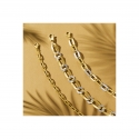 Bracelet en or jaune et or blanc 750/1000