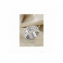 Bague - Or blanc, diamants