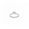 Solitaire - Or blanc, diamant 0,70 ct