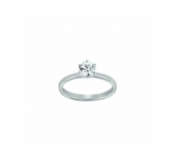 Solitaire - Or blanc, diamant 0,70 ct