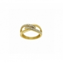 Bague - Or jaune, diamants