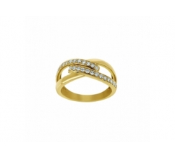 Bague - Or jaune, diamants