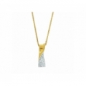 Collier - Or jaune, diamants