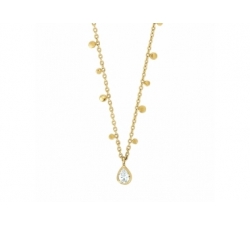 Collier - Or jaune, diamants