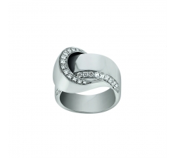 Bague - Or blanc, diamants